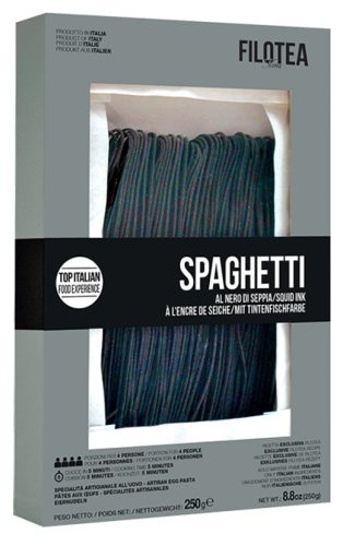 FILOTEA Spaghetti al nero di seppia 250g
